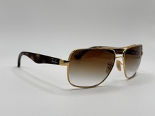 Ray-Ban RB3483 001/51 Tortoise/ Gold With Brown Lens Sunglasses Italy READ DESCR