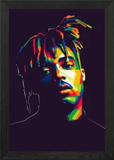 rapper pop art Framed Wall Art Poster Canvas Print Picture