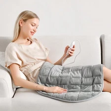 Large Weighted Heating Pad 7lbs, Extra XL Heavy Heated Blanket, Portable Smal...