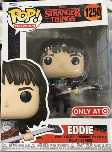 AUTHENTIC Funko Pop Eddie Munson Stranger Things #1250