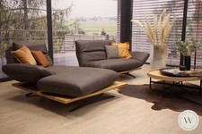 Eckgarnitur Modell Marilyn in Leder A India schoko