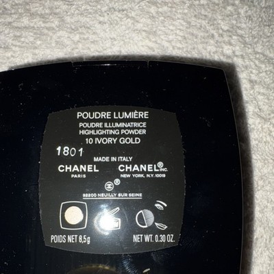 CHANEL Poudre Lumière Highlighter 10 Ivory Gold 8.5 g / 0.30 oz MPN 1801