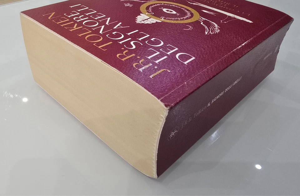 Il Signore degli Anelli J.R.R. Tolkien prima edizione Bompiani Rossa Giunti - Immagine 4 di 4