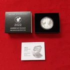 2022-W American Eagle Proof Silver Dollar 1 oz. Coin with Box & COA