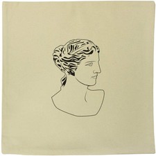 40cm x 40cm 'Venus Bust' Canvas Cushion Cover (CV00039448)