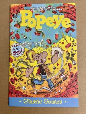 Popeye Classic 58 Raul The Third Variant IDW 1:10 RI Yoe Books Ongoing Incentive