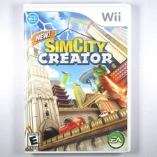 Sim City Creator CIB Wii Authentic Tested Complete in Box