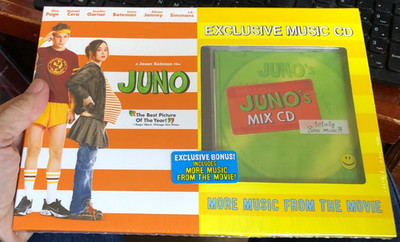 New, Sealed Exclusive - ''Juno'' DVD + Juno's Mix CD 2008