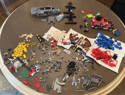 Lego Bulk Lot Of 5 Pounds Mixed Various Sets Figures Toy Building Bricks Blocks