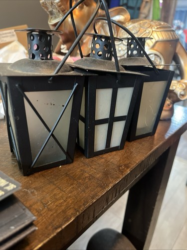 Everlasting Glow Set Of 3 Indoor/Outdoor Decorative Lanterns (Read Description)