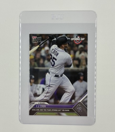 2023 Topps Now 9 C.J. Cron
