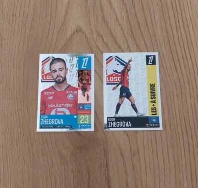 Panini Foot 2024-2025 Edon ZHEGROVA Sticker 178 + 524 Lille OSC France Kosovo