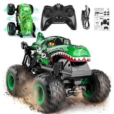 Monster Truck Toys Remote Control Monster Truck with Light  Music, Dinosaur...