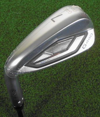 New LEFTY Ping G440 Fitting 7 Iron, AWT 3.0 Steel Regular, Green Dot, Std Length