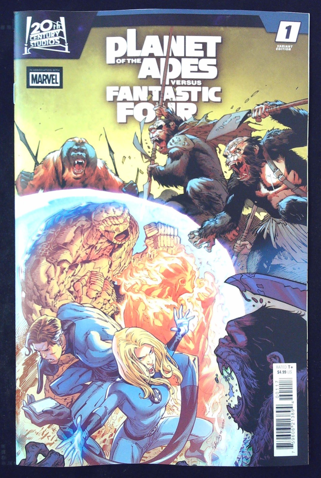 PLANET OF THE APES VS. FANTASTIC FOUR (2026) #1 - Diaz 1:25 Variant - New Bagged
