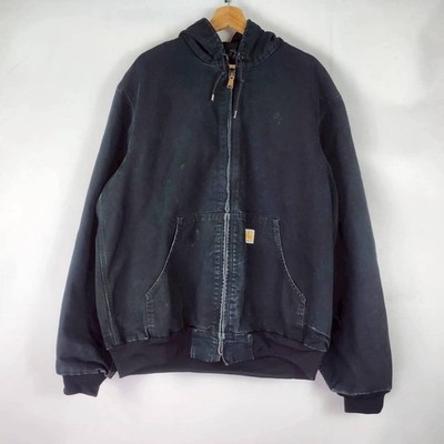 Carhartt Active Jacket (Model J131 BLK, Black) Made in the USA