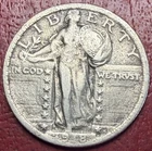1918 Standing Liberty Quarter. Better Grade. Free Shipping
