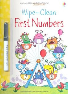 Wipe-Clean First Numbers von Greenwell, Jessica | Buch | Zustand sehr gut