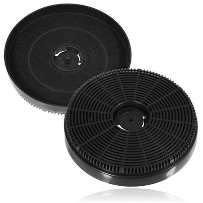 SPARES2GO Aktivkohlefilter Dunstabzugshaube kompatibel Breite: 160 mm, Höhe: 30 mm 