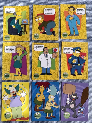 2000 Inkworks🔥The SIMPSONS Anniversary Complete Base Set (81) w/Wrapper/Promos - Picture 13 of 20