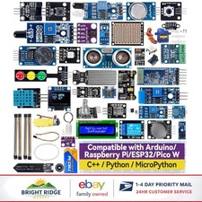 Multi-Platform Sensor Kit for Arduino and Raspberry Pi with Bluetooth and Wi-Fi