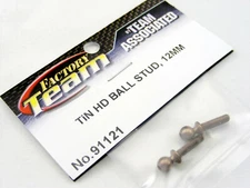 Team Associated 91121 Titanium Nitride TiN 12mm Ballstud 2pc Set RC10B5 B5M SC10