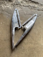 Chrome Windshield Bracket Kit 57951-92T Harley Softail '86-'93 FLST '88-92 FXSTS