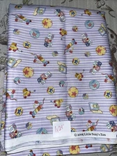 Little Suzy’s Zoo Fabric Pin Striped Purple Toys Animals 