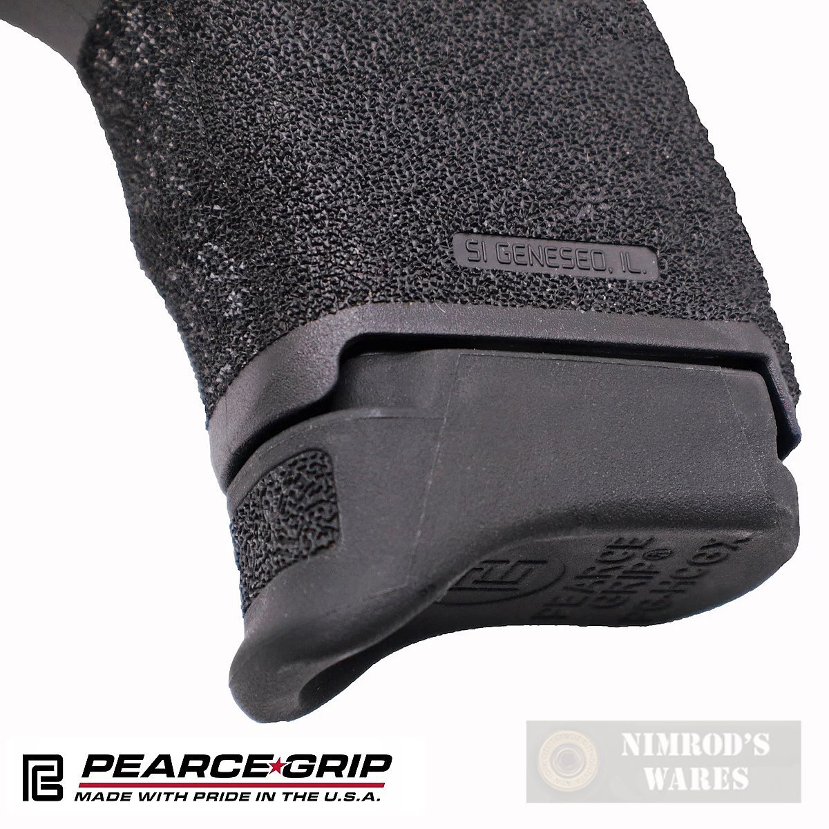 Pearce Springfield HELLCAT / HELLCAT PRO (not 10-rd) GRIP EXTENSION PG-HCGX