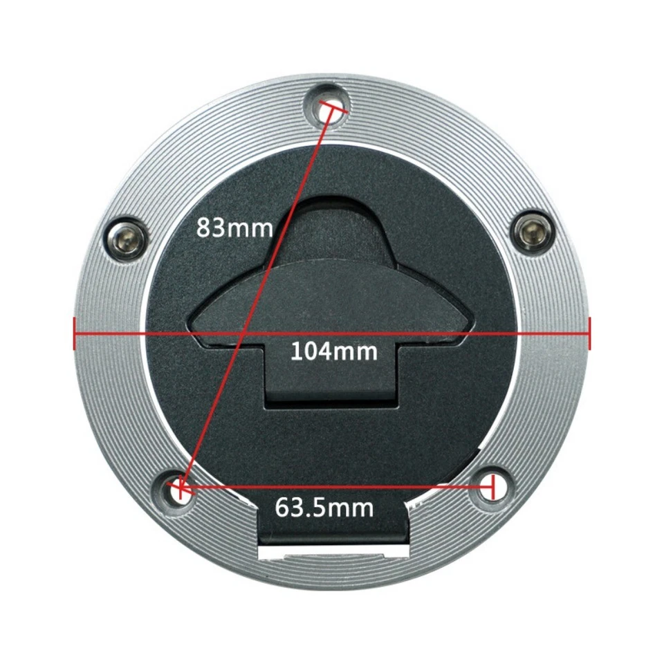 UK Ignition Key Switch Fuel Gas Cap Seat Lock Set For Yamaha YZF R25 R6 R3 RH07 - Image 3 of 4