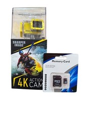NEW IN BOX SHARPER IMAGE SVC701 4K WIFI ACTION CAM INCASED WATERPROOF PROTECTED