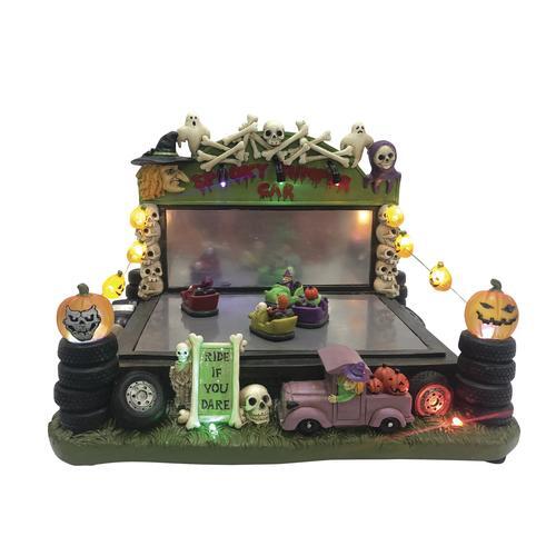 Halloween Village ~ Spooky Bumper Car | eBay
