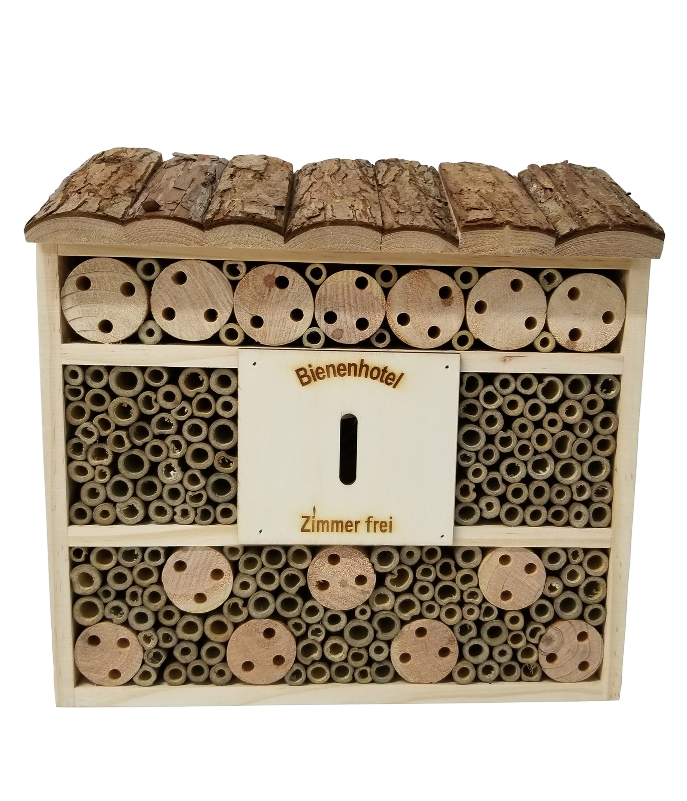 Insektenhotel Bienenhaus Andrena Holz ca. 29.5 x 9.5 x 28.5...