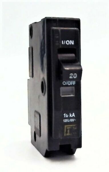Square D QOB120 20 A Miniature Circuit Breaker for sale online