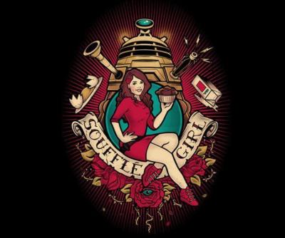 Doctor Who Clara Oswald Souffle Girl Teefury Limited Edition Mens Shirt NEW RARE