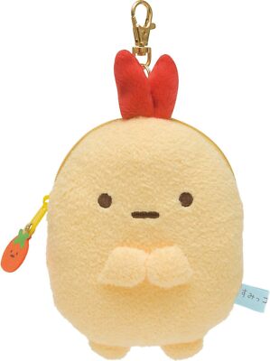 San-X Sumiko Gurashi Pass Case mit Plüschrolle Ebifurai no Shippo PB69306