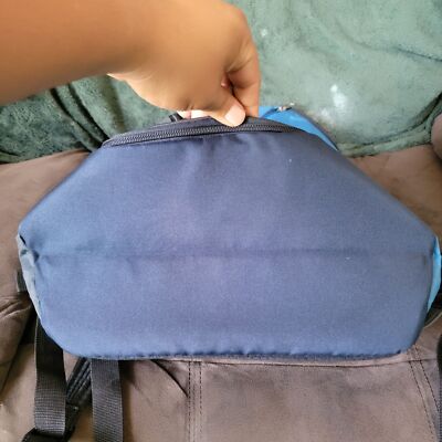 Nike Total 90 Blue Black School Casual Work Backpack | eBay