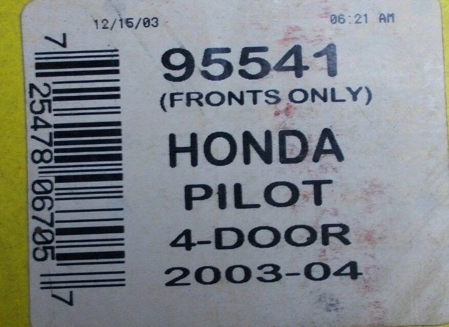 Se adapta a; Honda Pilot ventana delantera aerovisor palo en 2 piezas deflectores de viento 2003-2008 Foto 3 de 3