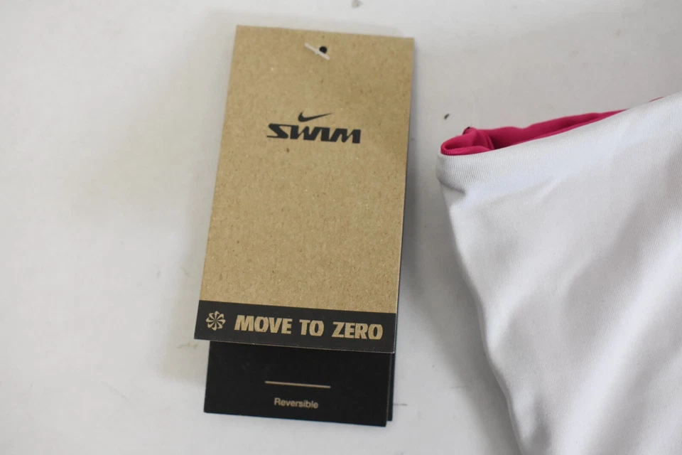 Nike женщин цвет блока 3-в-1 двусторонний бикини верхний черный розовый белый L $41 - Изображение 4 из 4