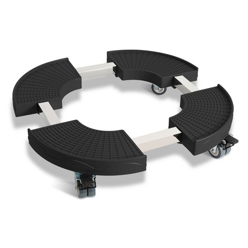 Pflanzenroller Schwarz max 200kg Rund Rollbrett 38-54cm Roller Blumenroller - Bild 7 von 7