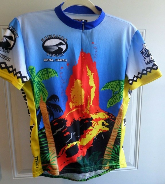Primal "Hawaiian Pedals" Kona Hawaii Short Sleeve Cycling Shirt Men's