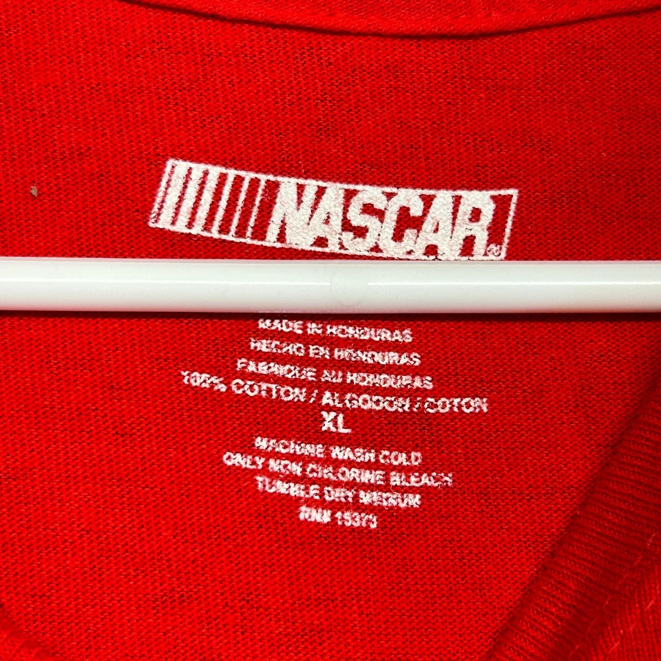 Camiseta NASCAR Kevin Harvick Para Hombre XL Roja Manga Corta Cadenas de Escape Algodón NUEVA Foto 4 de 4