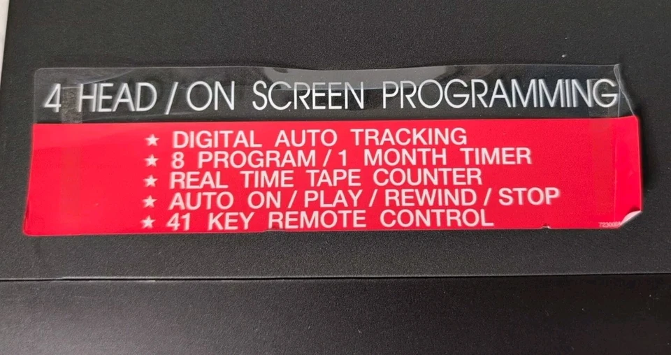 Orion VCR VR0220 On Screen Programming Digital Auto Tracking Working No Remote - Image 2 of 4