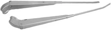 1967-69 Camaro, Firebird Convertible Wiper Arm Brushed Chrome - Pair New Dii