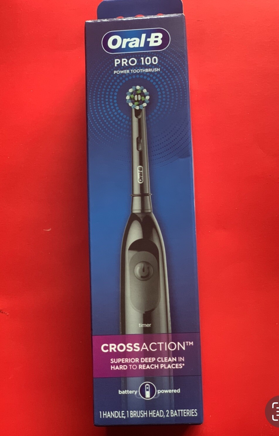 Electric Toothbrush OralB PRO100 CROSSACTION 69055127865 eBay