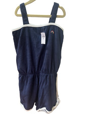 NWT GAP Girls Romper or Swim Cover Up or Shorts M 8 Navy French Terry Orig 35