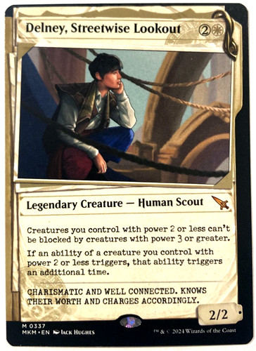 Delney, Streetwise Lookout Foil Japanese Exclusive PWS Promo Near