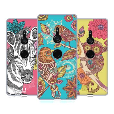 HEAD CASE DESIGNS FANCIFUL INTRICACIES SOFT GEL CASE FOR SONY PHONES 1
