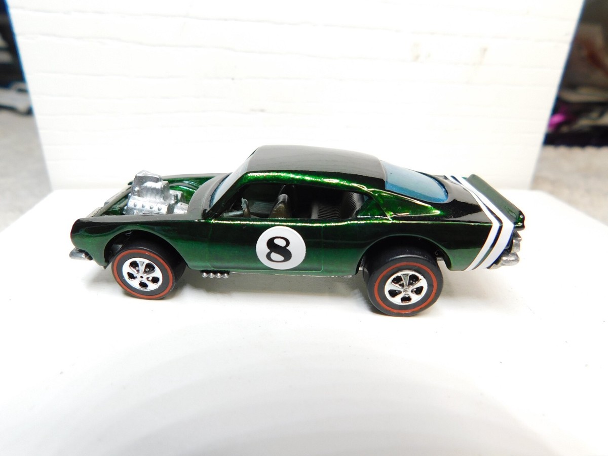 King Kuda Original Hot Wheels Redline Top Shelf Restoration Olive