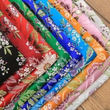 Floral Fabric Ethnic Satin Faux Silk Damask Brocade Chinese Retro DIY Dress